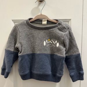 Tucker and Tate Explore Navy Sweatshirt size 6mo.